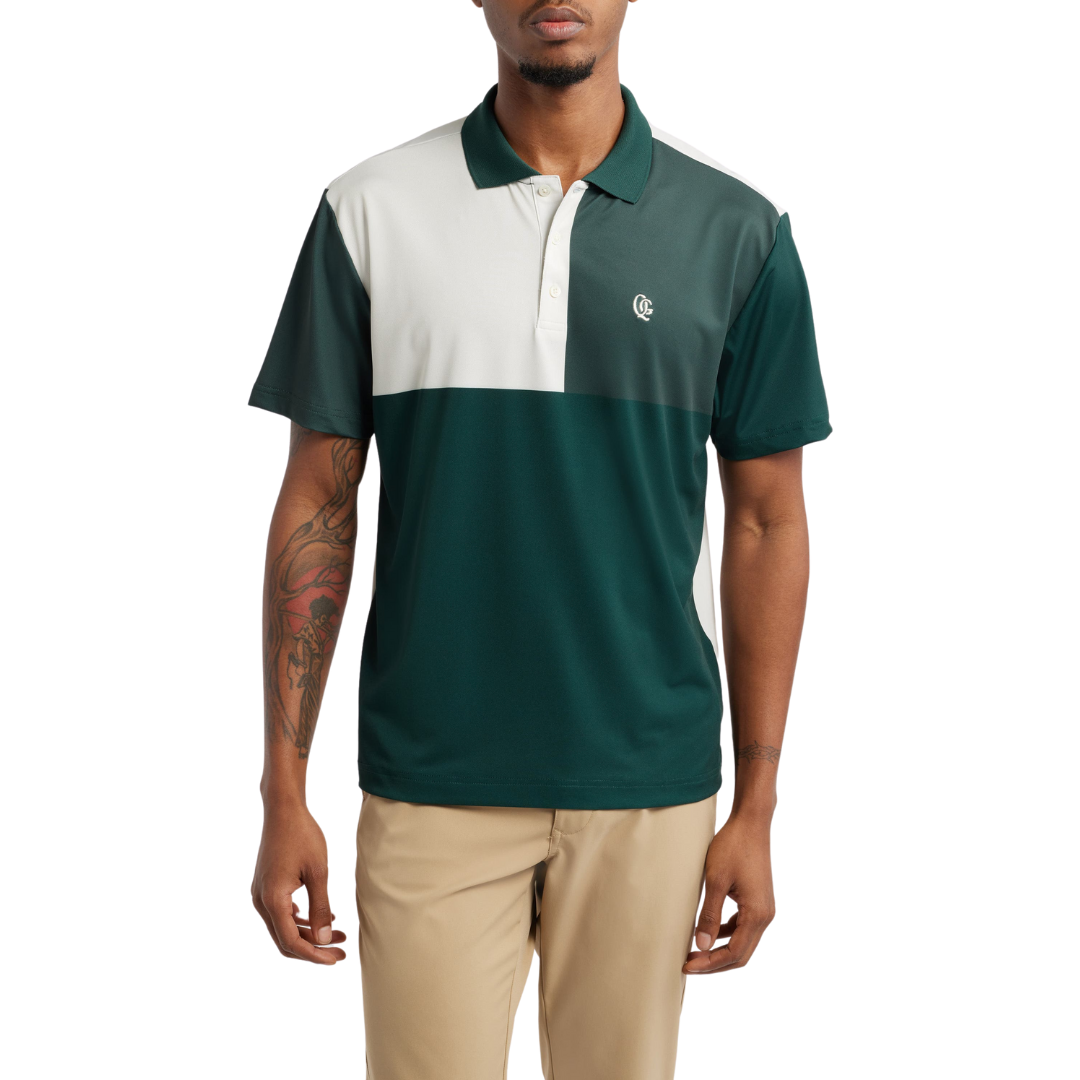 QUIET GOLF - QUIET GOLF Men's Monogram Swatch Polo - The Agora Bangkok